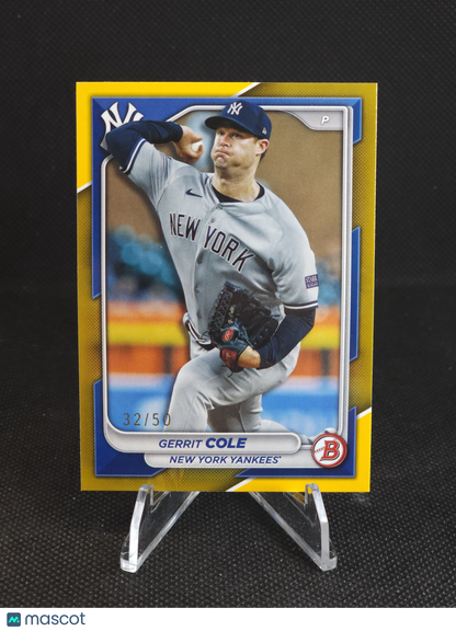 2024 Bowman Gerrit Cole Gold /50 #60