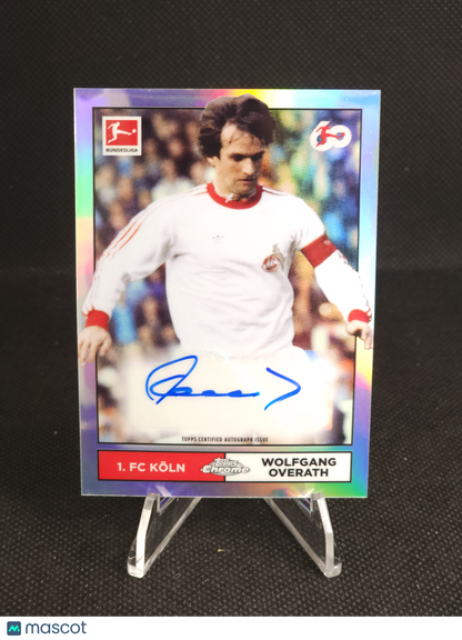 2023 Topps Chrome Bundesliga Wolfgang Overath Legendary Player Auto #LGUA-WO