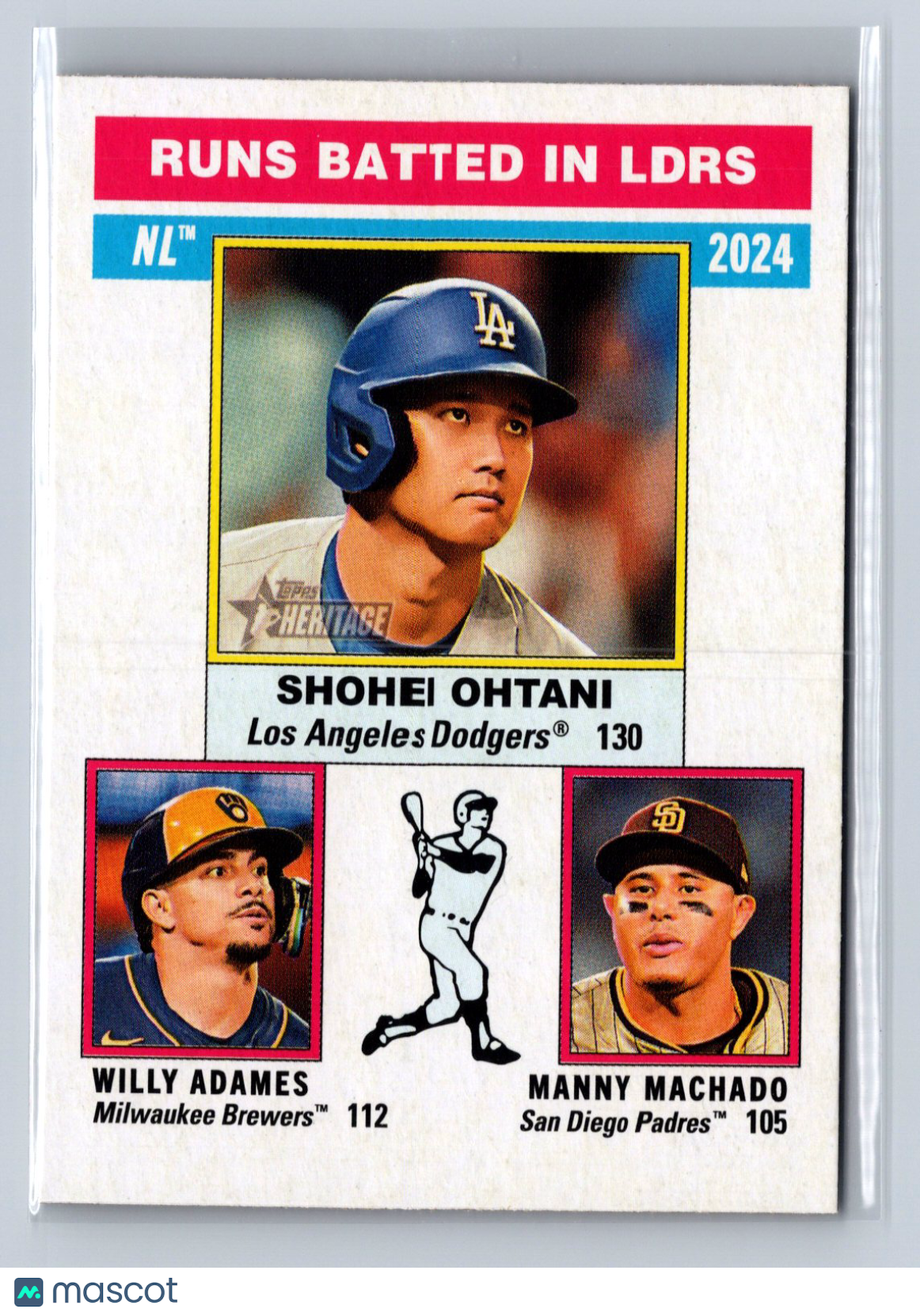 2025 Topps Heritage Shohei Ohtani Willy Adames Manny Machado #195