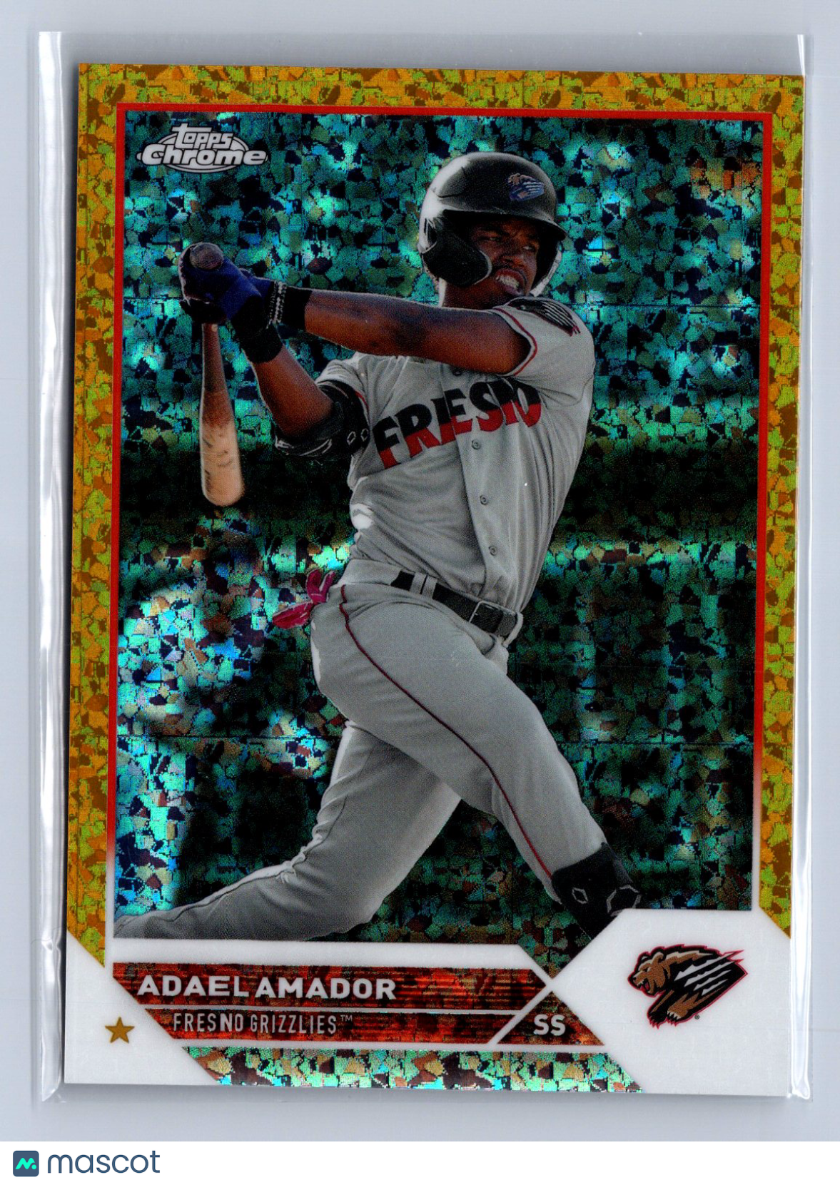 2023 Topps Chrome Pro Debut Adael Amador Gold Mini-Diamond /50 #PDC-35