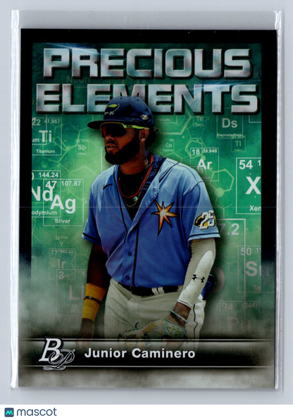 2023 Bowman Platinum Precious Elements Junior Caminero #PE-2