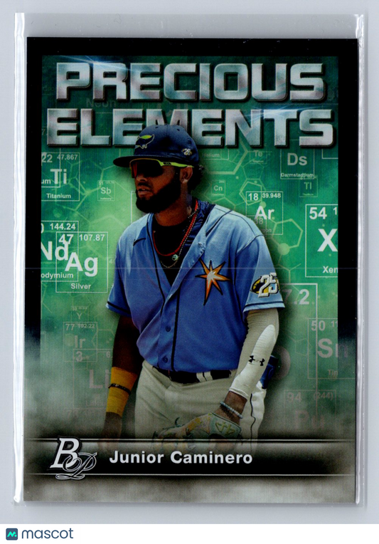 2023 Bowman Platinum Precious Elements Junior Caminero #PE-2