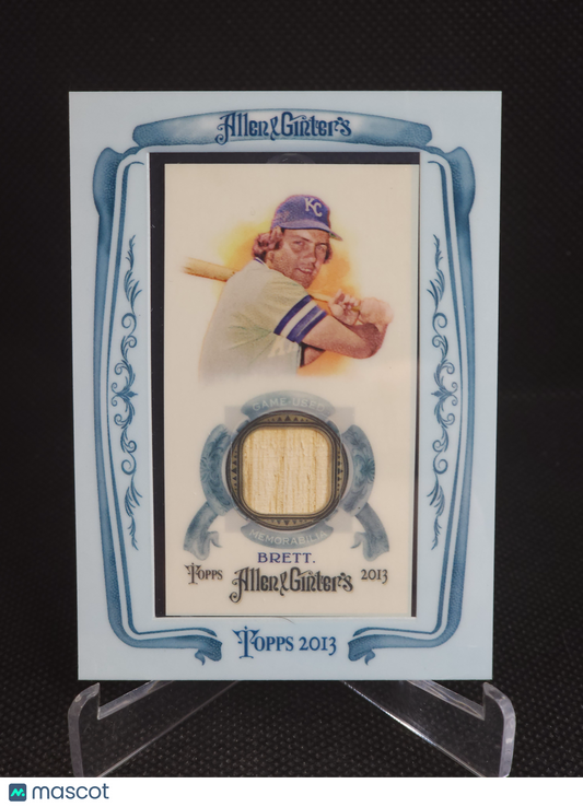 2013 Topps Allen & Ginter George Brett Framed Mini Relics #AGR-GBR