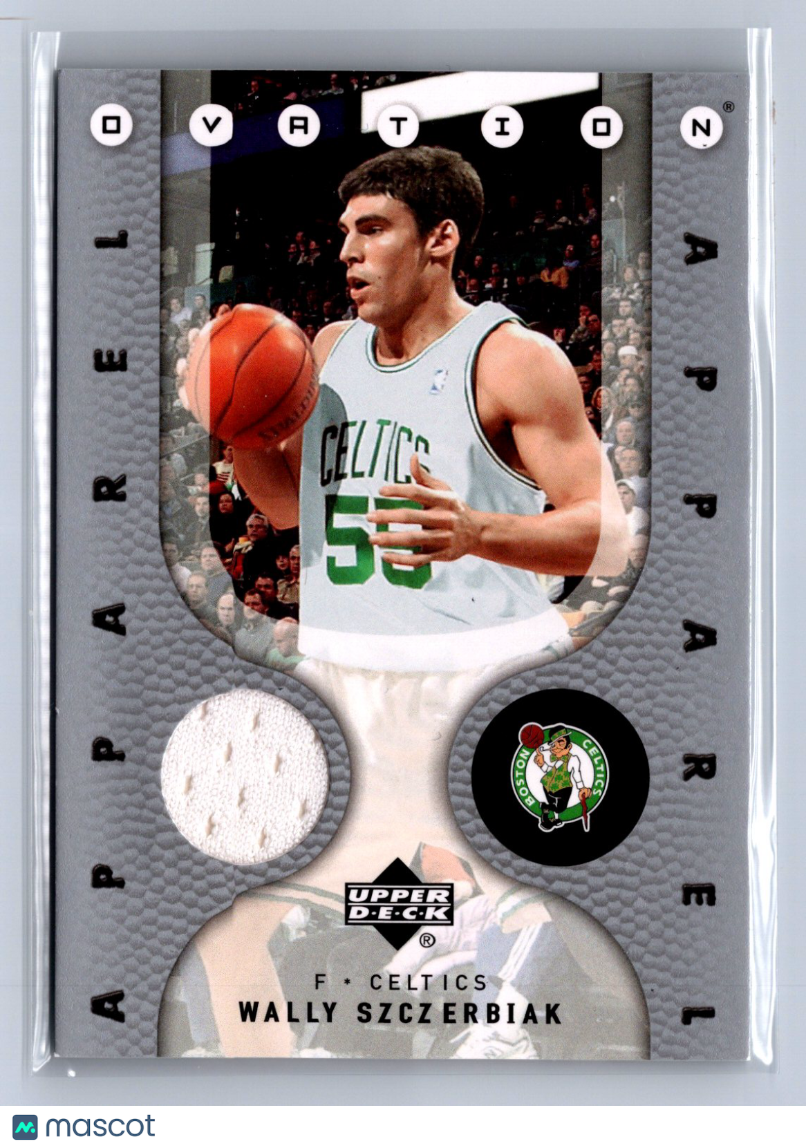 2006 Upper Deck Ovation Wally Szczerbiak Apparel Patch #OA-WS
