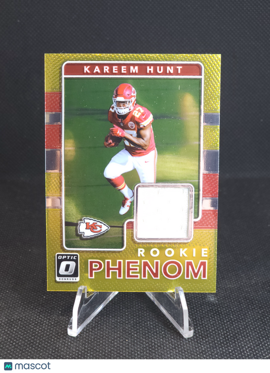 2017 Panini Donruss Optic Kareem Hunt Rookie Phenom Patch #23