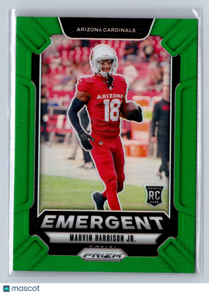 2024 Panini Prizm Emergent Marvin Harrison Jr. Green #5