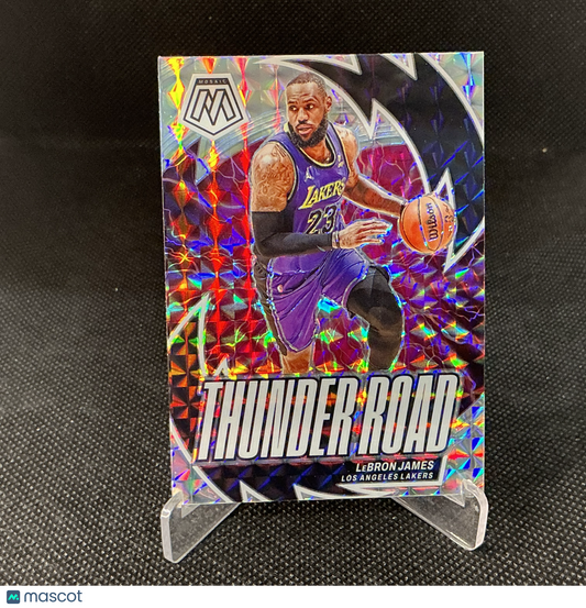 2023 Panini Mosaic LeBron James Thunder Road Mosaic Prizm #9