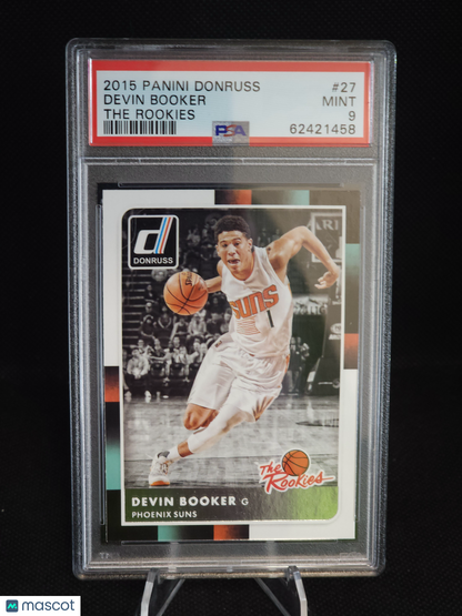 2015 Panini Donruss The Rookies Devin Booker #27 PSA 9