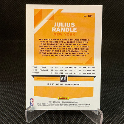 2019-20 Panini Donruss Julius Randle Pink Laser /50 #131