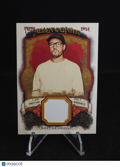 2024 Allen & Ginter Riley Breckenridge Relic Drummer Patch Subject-Used #AGR-RB