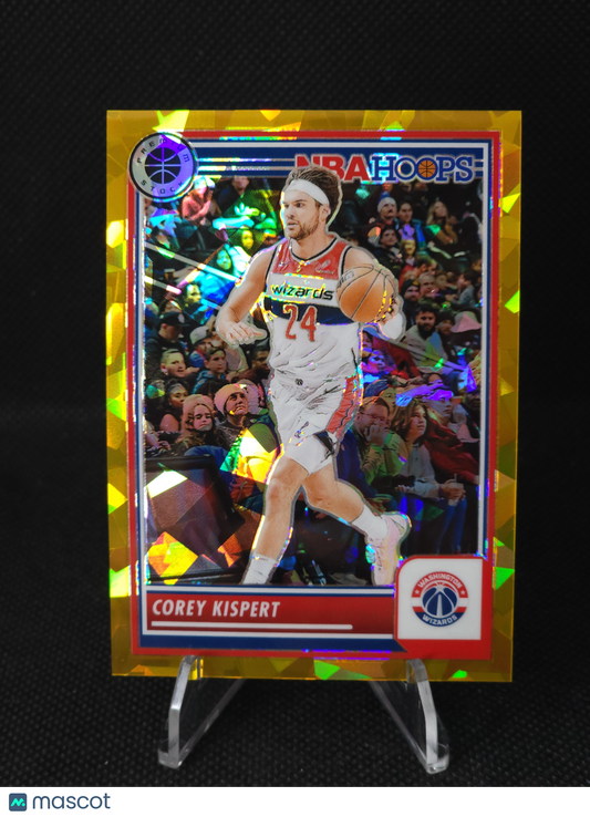 2024 Panini NBA Hoops Corey Kispert Gold Cracked Ice /10 #8