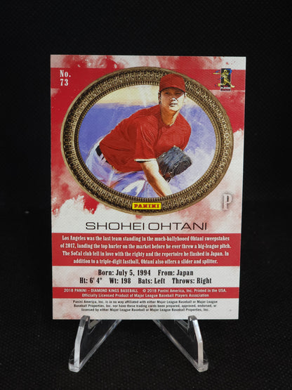 2018 Panini Diamond Kings Shohei Ohtani #73
