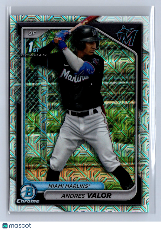 2024 Bowman Chrome Andres Valor Mega Box Mojo Refractor #BCP-156
