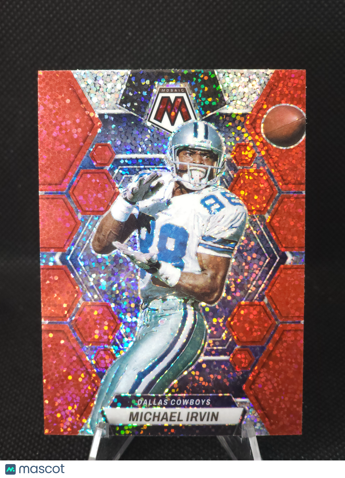 2023 Panini Mosaic Michael Irvin Red Sparkle #62