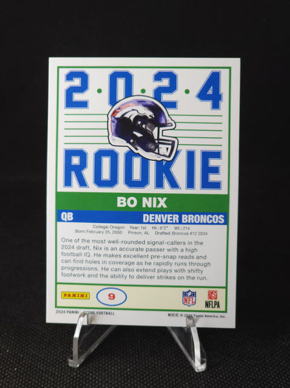 2024 Panini Score Bo Nix 35th Anniversary Rookie #9