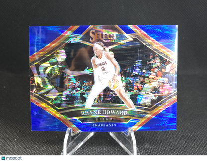 2024 Panini Select WNBA Rhyne Howard Snapshots Blue Flash Prizm /99 #PA-CC