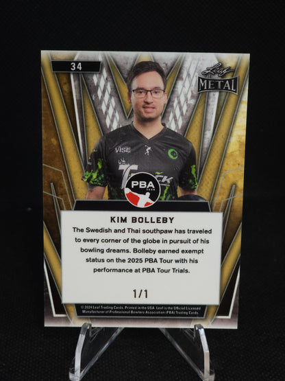 2024 Leaf Metal Kim Bolleby 1/1 #34