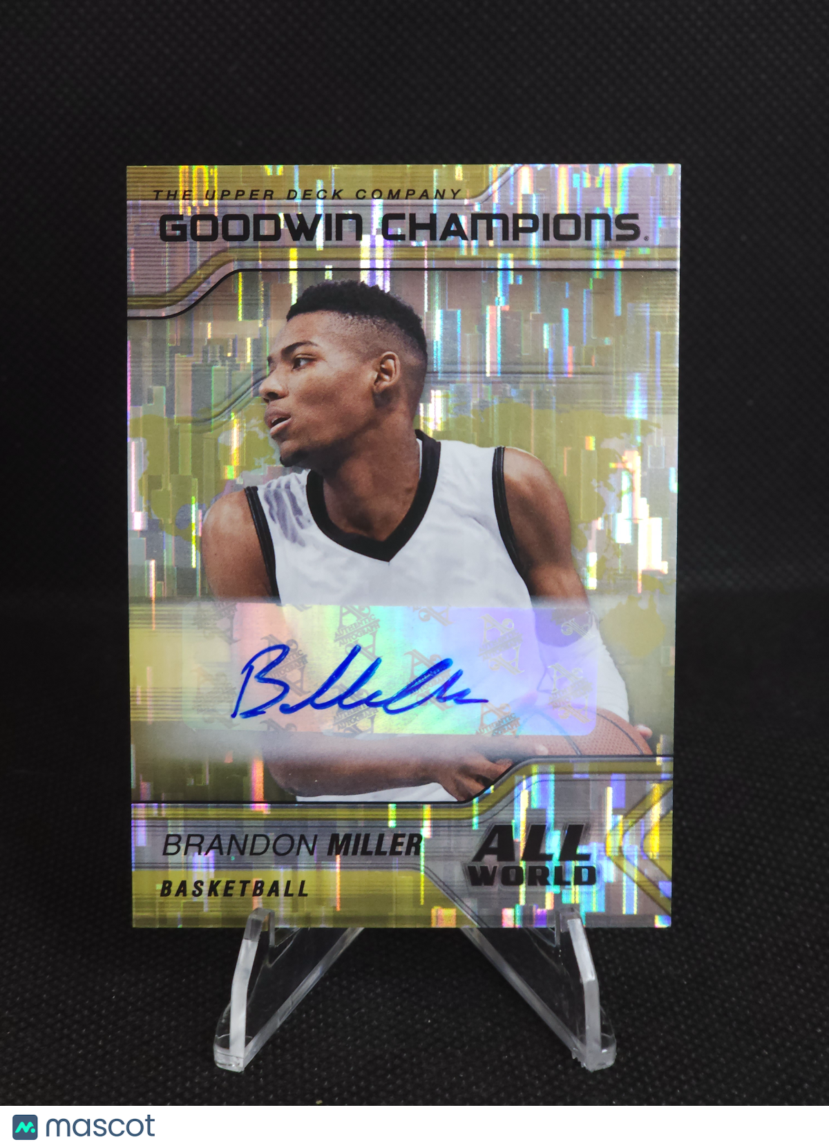 2023 Upper Deck Goodwin Champions Brandon Miller All World Auto #AW-12