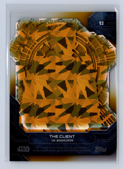 2024 Topps Star Wars High Tek The Client / Gold Diffractor /50 #93