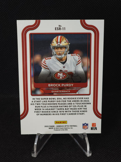 2022 Panini Donruss Optic Brock Purdy Elite Series Rookies #ESR-11