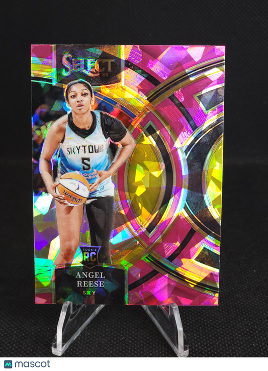 2024 Panini WNBA Select Angel Reese Pink Ice #147