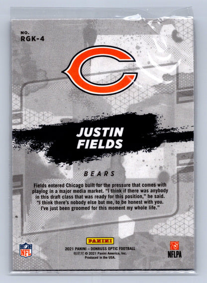 2021 Panini Donruss Optic Gridiron Kings Rookies Justin Fields #RGK-4