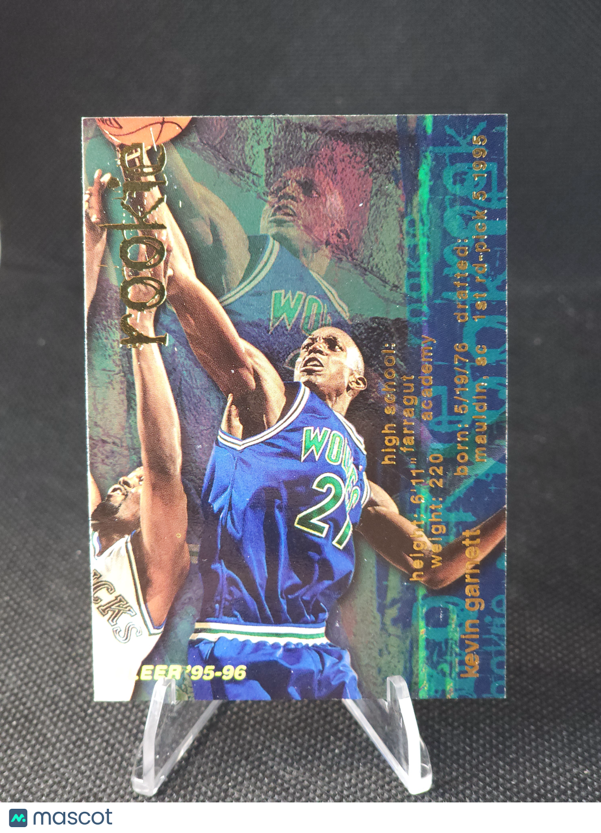 1995-96 Fleer Kevin Garnett Rookie #293