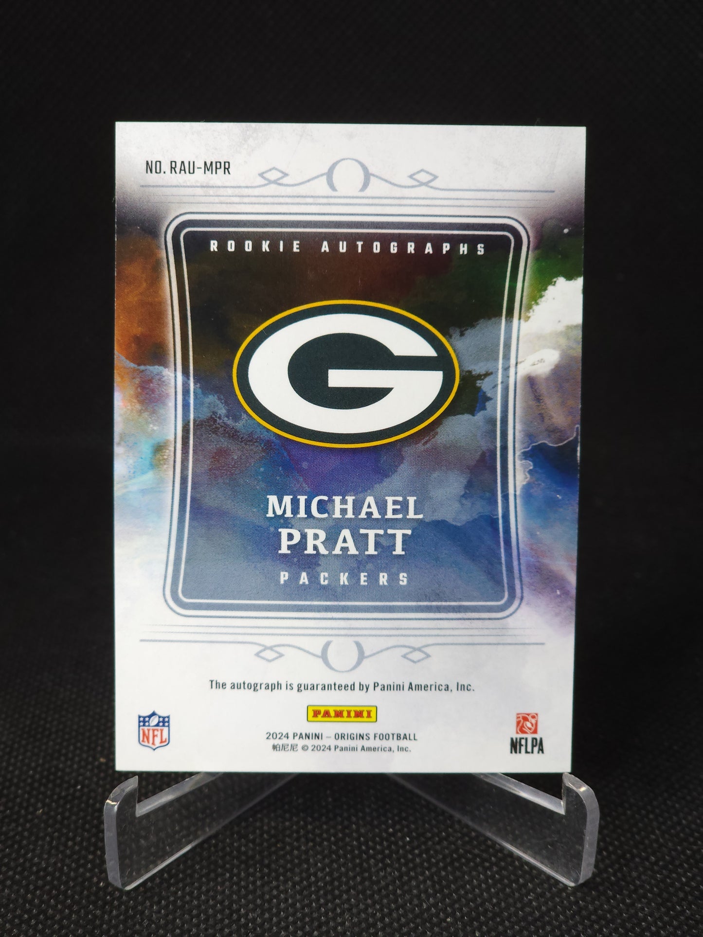 2024 Panini Origins Michael Pratt Gold Auto /10 #RAU-MPR