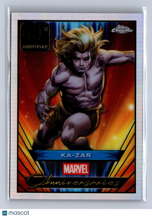 2025 Topps Chrome Marvel Anniversaries Ka-Zar #MA-4