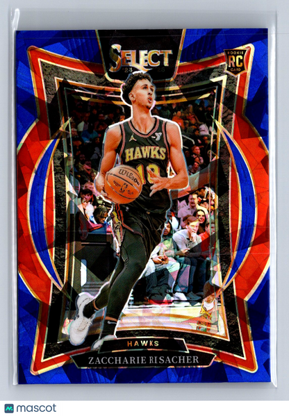 2024-25 Panini Select Zaccharie Risacher Concourse Blue Ice #86