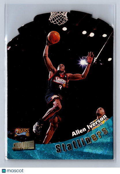 1997-98 Topps Stadium Club Statliners Allen Iverson #S6
