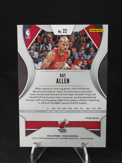 2019 Panini Prizm Ray Allen Blue /199 #22