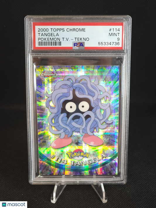 2000 Topps Chrome Pokemon T.V. Tangela Tekno #114 PSA 9