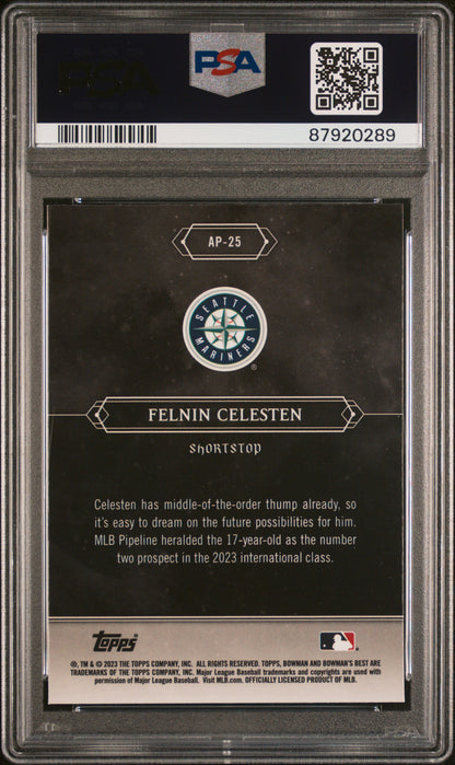 2023 Bowman's Best Astral Projections Felnin Celesten #AP25 PSA 10