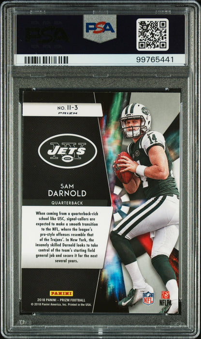 2018 Panini Prizm Instant Impact Sam Darnold #II-3 PSA 10