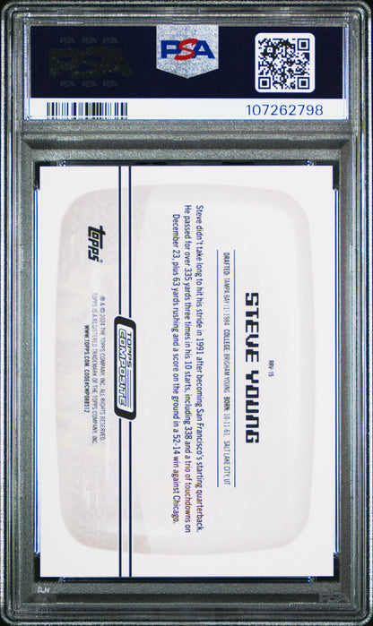 2023 Topps Composite Resurgence Retro Vision Steve Young #RRV15 PSA 10