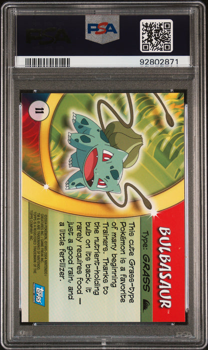 2004 Topps Pokemon Advanced Challenge Bulbasaur #11 PSA 10