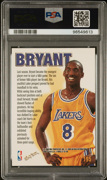 1997 Skybox Z-Force Kobe Bryant #195 PSA 8
