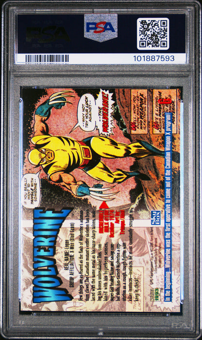 1993 Marvel Masterpieces Wolverine #6 PSA 8