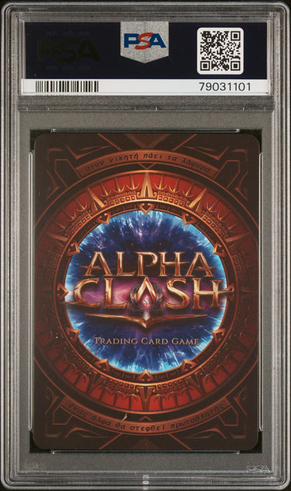 2023 Alpha Clash The Awakening Promo Flare, Explosive Combatant #107 PSA 10