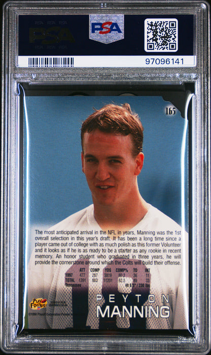 1998 Playoff Absolute Retail Peyton Manning #165 PSA 9