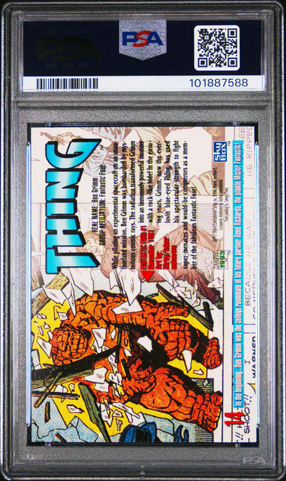 1993 Marvel Masterpieces Thing #14 PSA 9
