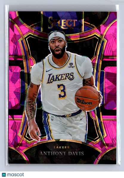 2023-24 Panini Select Mezzanine Anthony Davis Pink Ice /99 #381
