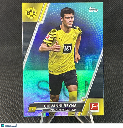 2021 Topps Bundesliga Giovanni Reyna Aqua Foil #52