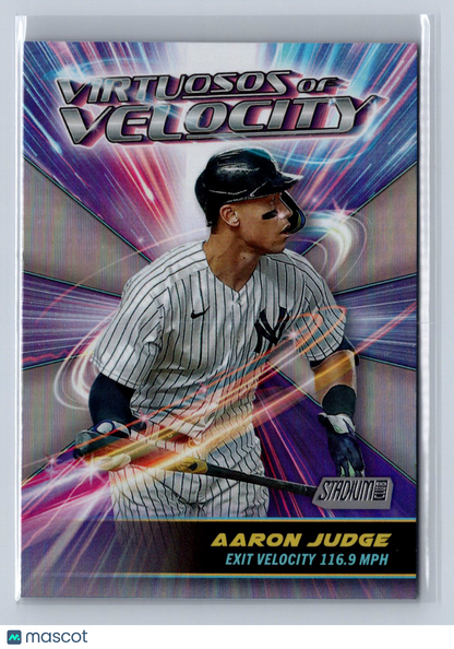 2024 Topps Stadium Club Virtuosos of Velocity Aaron Judge #VV-4
