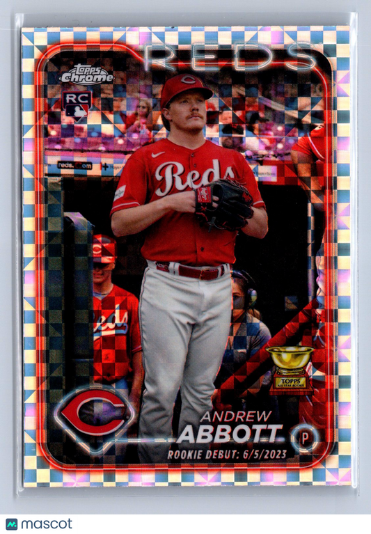 2024 Topps Chrome Update Andrew Abbott X-Fractor #USC34