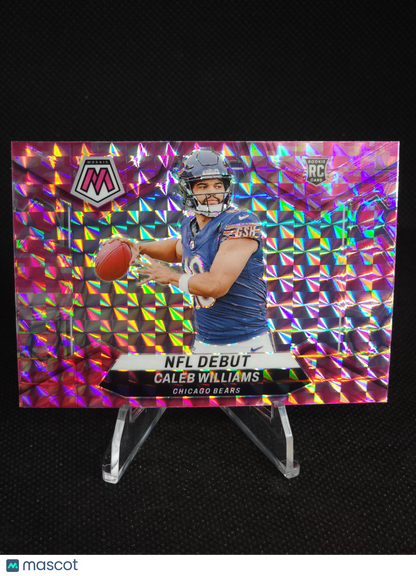 2024 Panini Mosaic Caleb Williams NFL Debut Camo Pink #289