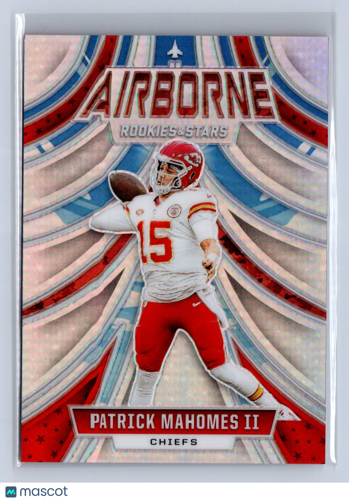 2024 Panini Rookies & Stars Airborne Patrick Mahomes II Silver #A-PMS