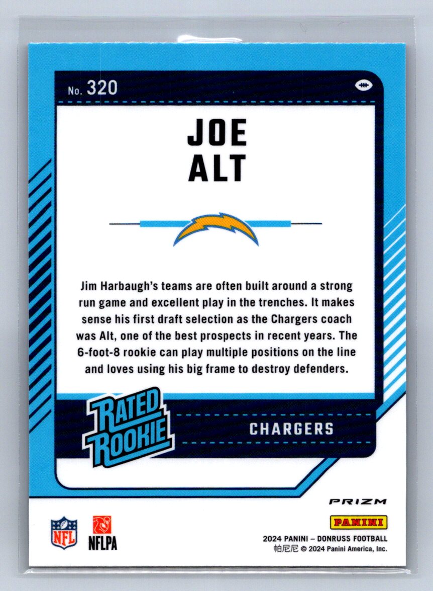 2024 Panini Donruss Optic Preview Joe Alt Red Green #320