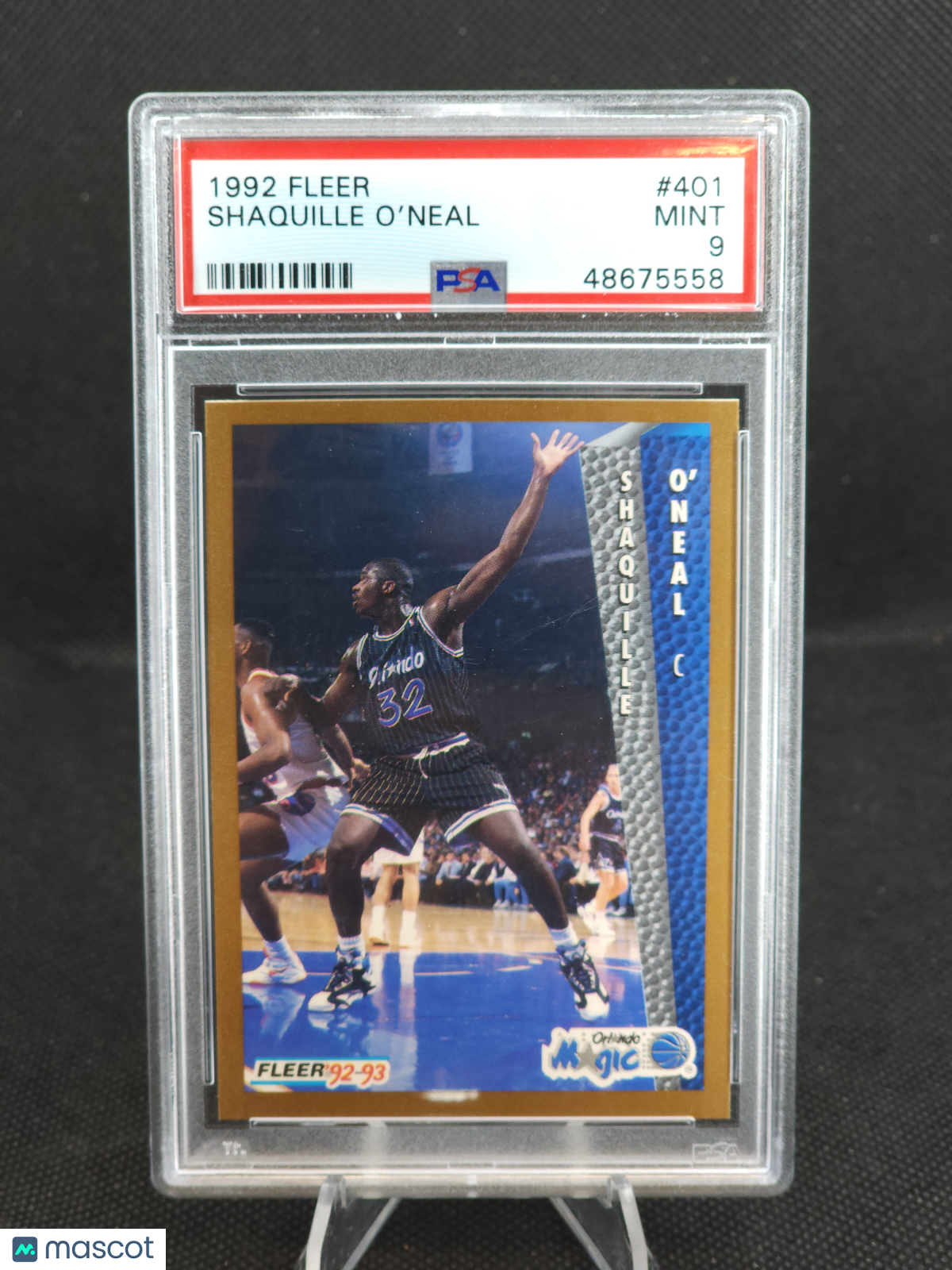 1992 Fleer Shaquille O'Neal #401 PSA 9